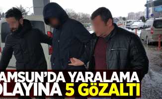 Samsun'da 5 kişiye gözaltı