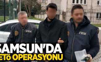 Samsun'da FETÖ operasyonu: 1 gözaltı