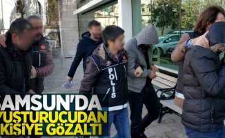 Samsun'da uyuşturucudan 3 kişiye gözaltı