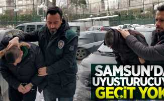 Samsun'da uyuşturucuya geçit yok: 2 gözaltı