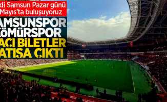 Haydi Samsun Pazar günü 19 Mayıs'ta buluşuyoruz! Samsunspor-Kömürspor Maçı Biletleri Satışa Çıktı 