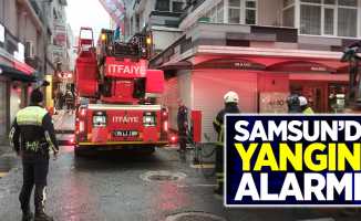 Samsun'da yangın alarmı