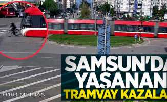 Samsun'da yaşanan tramvay kazaları