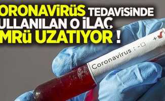 Koronavirüs tedavisinde kullanılan o ilaç ömrü uzatıyor!