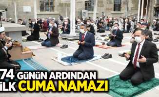 Samsun'da 74 günün ardından ilk cuma namazı