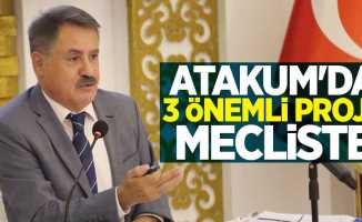 Atakum'da 3 önemli proje mecliste 