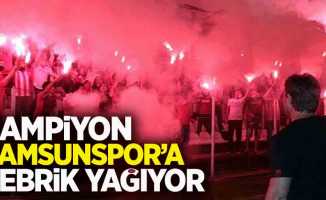 Şampiyon Samsunspor'a tebrik yağıyor