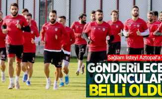 Samsunspor'da gönderilecek oyuncular belli oldu! Sağlam listeyi Aztopal'a verdi