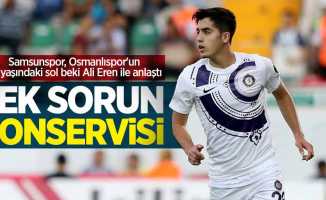 Samsunspor, Osmanlıspor'un 21 yaşındaki sol beki Ali Eren ile anlaştı... Tek sorun  bonservisi 