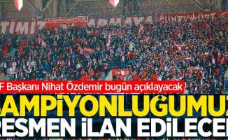 TFF Başkanı Özdemir Samsunspor'un şampiyonluğu resmen açıklayacak