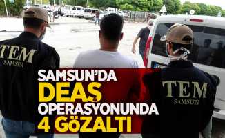 Samsun'da DEAŞ operasyonunda 4 gözaltı