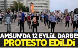 Samsun'da 12 Eylül protesto edildi