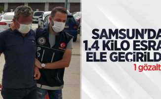 Samsun'da 1.4 kilo esrar ele geçirildi: 1 gözaltı