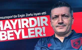 Samsunspor'da Ergin Zorlu isyan etti! HAYIRDIR BEYLER !