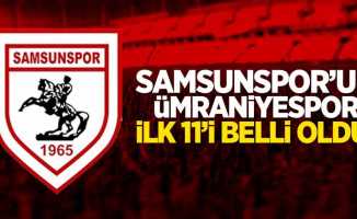 Samsunspor'un kadrosu açıklandı! Tomane ilk 11'de 