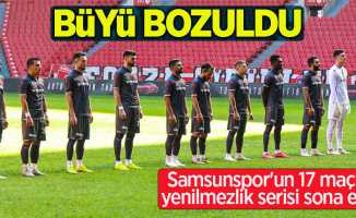 Büyü bozuldu! Samsunspor'un 17 maçlık yenilmezlik serisi sona erdi