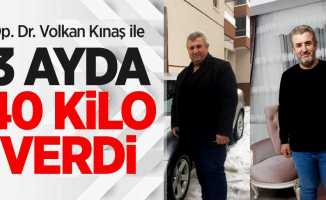 Op. Dr. Volkan Kınaş ile 3 ayda 40 kilo verdi