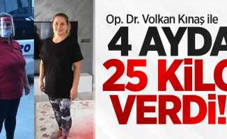 Op. Dr. Volkan Kınaş ile 4 ayda 25 kilo verdi
