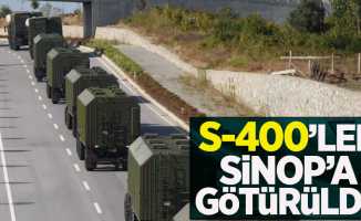 S-400'ler Sinop'a götürüldü