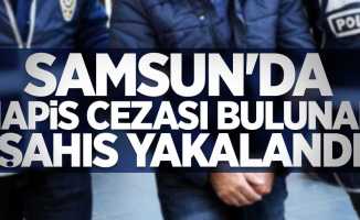 Samsun'da hapis cezası bulunan şahıs yakalandı