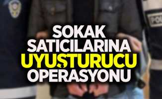 Samsun'da sokak satıcılarına uyuşturucu operasyonu