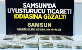 Samsun'da uyuşturucu ticareti iddiasına gözaltı