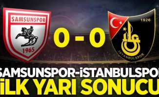 Samsunspor 0 İstanbulspor 0 (İlk devre) 