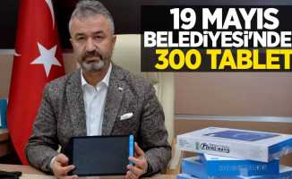 19 Mayıs Belediyesi'nden 300 tablet