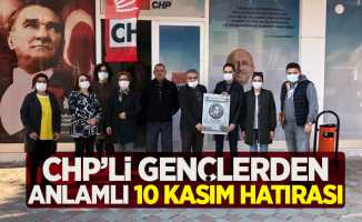 CHP’li gençlerden anlamlı 10 Kasım hatırası