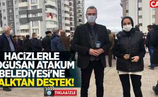 Hacizlerle boğuşan Atakum Belediyesi'ne halktan destek!