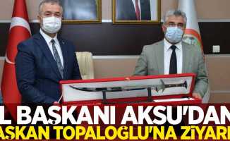 İl Başkanı Aksu'dan Başkan Topaloğlu'na ziyaret