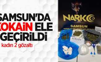 Samsun'da kokain ele geçirildi! 2 gözaltı
