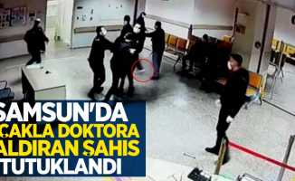 Samsun'da doktora bıçakla saldıran şahıs tutuklandı