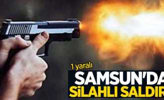 Samsun'da silahlı saldırı! 1 yaralı