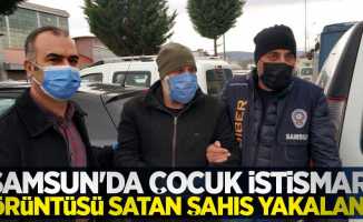 Samsun'da çocuk istismarı görüntüsü satan şahıs yakalandı