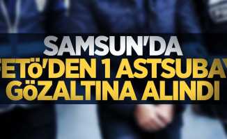 Samsun'da FETÖ'den 1 astsubay gözaltına alındı