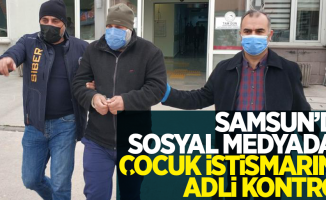 Samsun'da sosyal medyadan çocuk istismarına adli kontrol