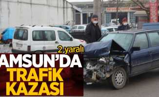  Samsun'da trafik kazası