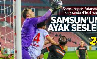 Samsunspor, Adanaspor karşısında 4'te 4 yaptı! Samsun'un ayak sesleri 2-1