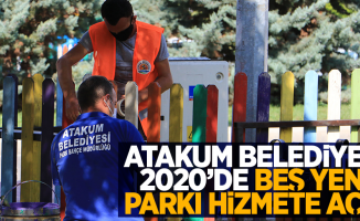 Atakum Belediyesi 2020’de beş yeni parkı hizmete açtı