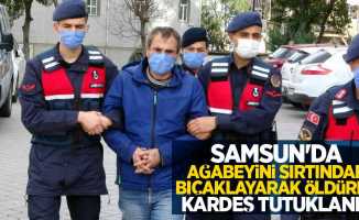 Samsun'da ağabeyini sırtından bıçaklayarak öldüren kardeş tutuklandı