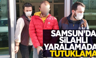 Samsun'da silahlı yaralamadan tutuklama
