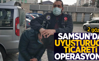 Samsun'da uyuşturucu ticareti operasyonu