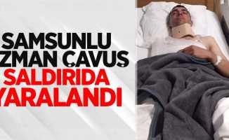 Samsunlu Uzman Çavuş Osman Öz terör saldırısında yaralandı 
