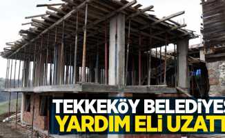 Tekkeköy Belediyesi yardım eli uzattı