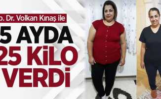 Op. Dr. Volkan Kınaş ile 5 ayda 25 kilo verdi 