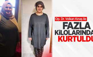 Op. Dr. Volkan Kınaş ile fazla kilolarından kurtuldu