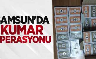 Samsun'da kumar operasyonu: 17 gözaltı