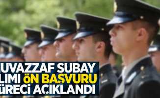 TSK Muvazzaf Subay Alımı Ön Başvuru Süreci Açıklandı