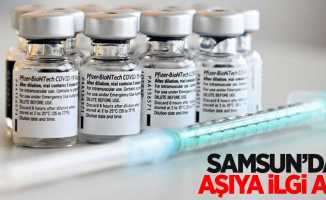 Samsun'da aşıya ilgi az